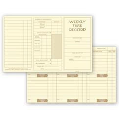 Pocket Size Weekly Time Cards