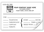 Veterinary Instruction Labels, Pressure Sensitive