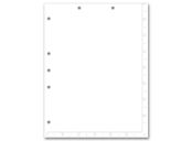 Chart File Divider Sheets, Unruled