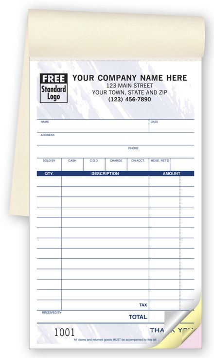 Multi-Purpose Sales Books, Colors Design, Medium Format