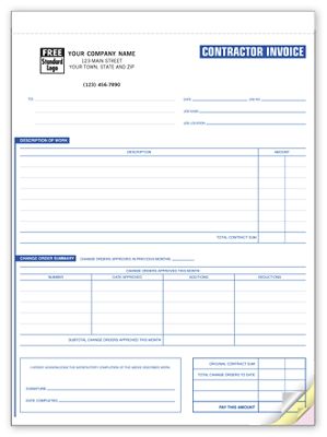 Contractor Invoices - Classic 253