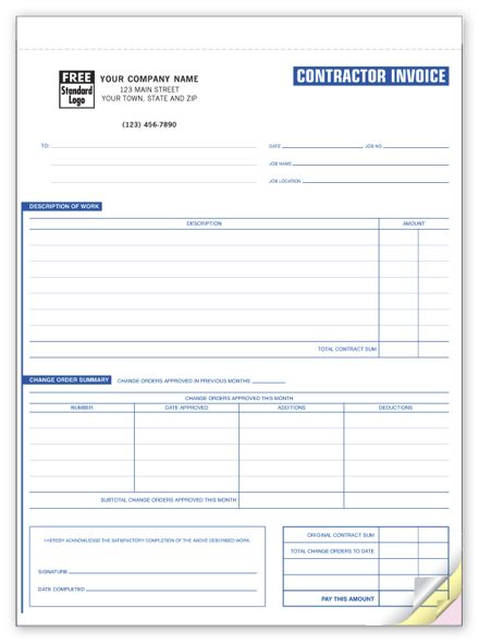 Contractor Invoices - Classic