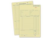 Job Work Order Cards, Padded