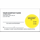Peel and Stick Appointment Card, Imprinted 25832