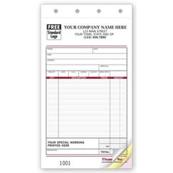 Sales Slips - Image with Special Wording