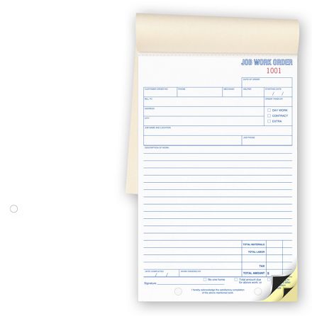 Booked Job Work Orders