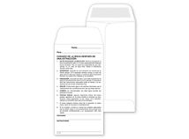 Envelope, Post Operative Instruction, Dental, Spanish