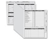 Real Estate Folder, Right Panel List, Letter Size, Gray