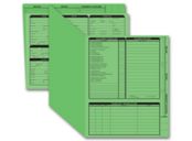 Real Estate Folder, Right Panel List, Letter Size, Green