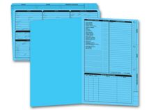 Real Estate Folder, Right Panel List, Legal Size, Blue