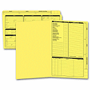 Real Estate Folder, Right Panel List, Legal Size, Yellow 276Y