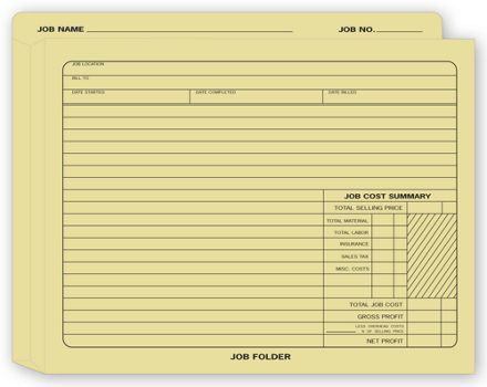 Expandable Job Folder