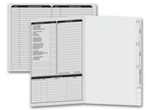 Real Estate Folder, Left Panel List, Letter Size, Gray