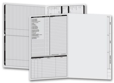 Real Estate Folder, Left Panel List, Legal Size, Gray 286