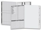 Real Estate Folder, Left Panel List, Legal Size, Gray