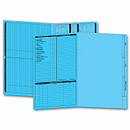 Real Estate Folder, Left Panel List, Legal Size, Blue 286B
