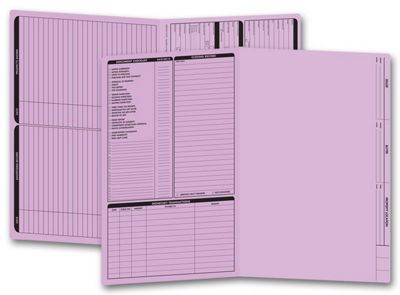 Real Estate Folder, Left Panel List, Legal Size, Lavender 286L