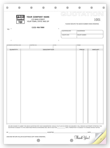 Quotation Forms