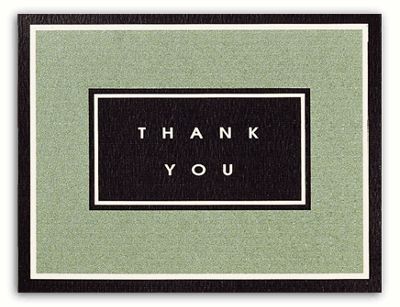 Budget Thank You Card     2950