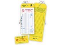 4-in-1 Repair Tags w/ Claim Check & Carbons, White
