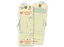 Repair Tags w/ Detachable Claim Check, 1 Part, Manilla