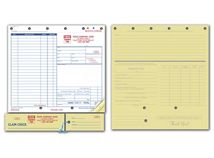 Service Orders, Carbonless, Claim Check, Large Format