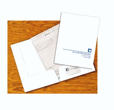 White Classic Presentation Folder 3144