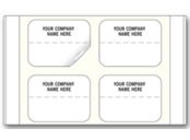 Price Labels, Padded, Paper, White, 1 X 3/4