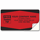 Service Labels, Padded, Fluorescent Red with Black Edges 347