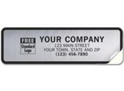Tuff Shield Weatherproof Labels, Poly with Black Border