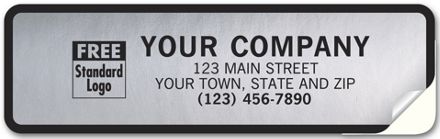 Tuff Shield Weatherproof Labels, Poly with Black Border