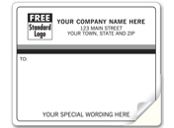 Mailing Labels, Laser/Inkjet with Black/Gray Stripes