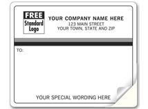 Mailing Labels, Laser/Inkjet with Black/Gray Stripes