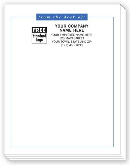 from the desk of Personalized Notepads, Small