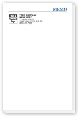 MEMO Personalized Notepads, Large 3825