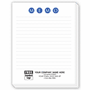 MEMO Personalized Notepads with Lines, Small 3858