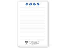 MEMO Personalized Notepads with Lines, Large
