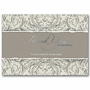 Silver & Scrolls Thank You Cards     3ED005
