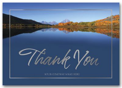 Majestic Serenity Thank You Cards     3ED008