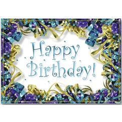 Ringed In Ribbons Birthday Cards    