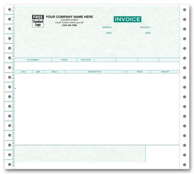 Continuous Product Invoice - Parchment 40205G