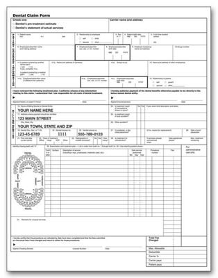 Claim Form - Padded ADA '90 4045