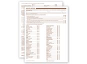 Dental Health History Questionnaires, 2 Sided, No Hole Punch