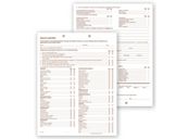 Dental Health History Questionnaires, 2 Sided, 2 Hole Punch
