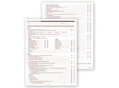 Dental Health History Questionnaires, 2 Sided, No Hole Punch