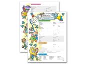 Two-Sided Registration & History Form Pediatric Dental