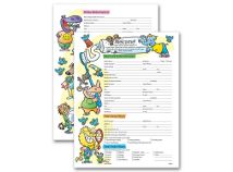 Two-Sided Registration & History Form Pediatric Dental