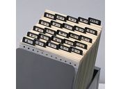 A-Z Index Guides, Metal Tabs -6.5 X 9 1/4