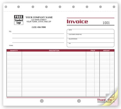Invoices - Lined Small Image 4529