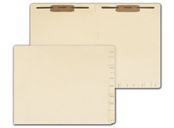 End Tab Full Pocket Manila Folder, 11 pt, Two Fastener